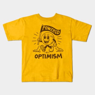 Powered by optimism Kids T-Shirt